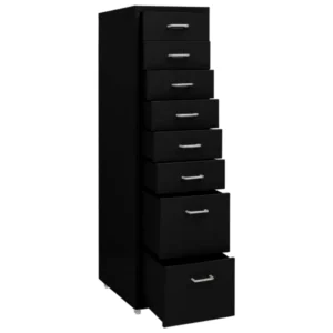 black-eight-drawer-metal-filing-cabinet
