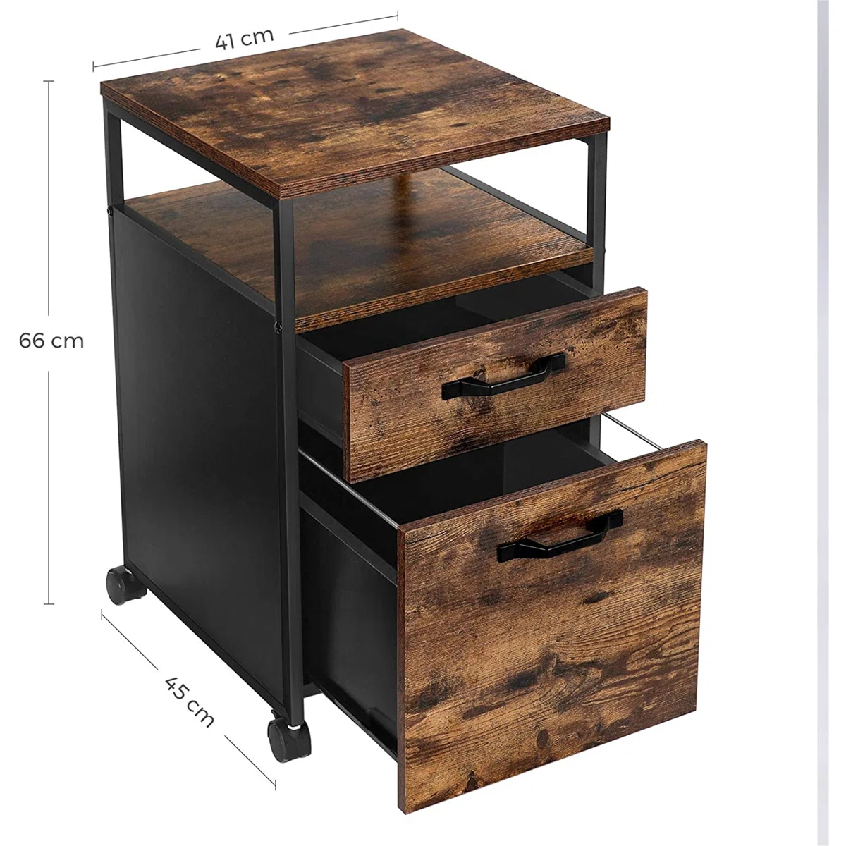 brixton filing cabinet open storage shelf