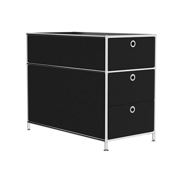 compact-black-office-filing-drawer-unit