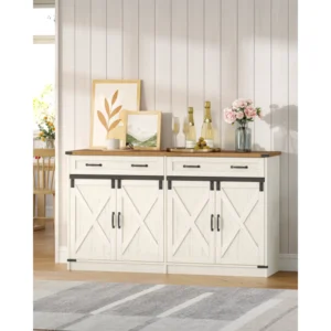 freestanding-rustic-sideboard-adjustable-shelf