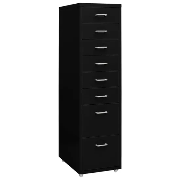 slim-black-office-file-storage-unit