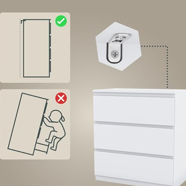 white engineered wood storage cabinet