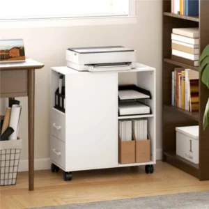 white-mobile-printer-storage-cabinet
